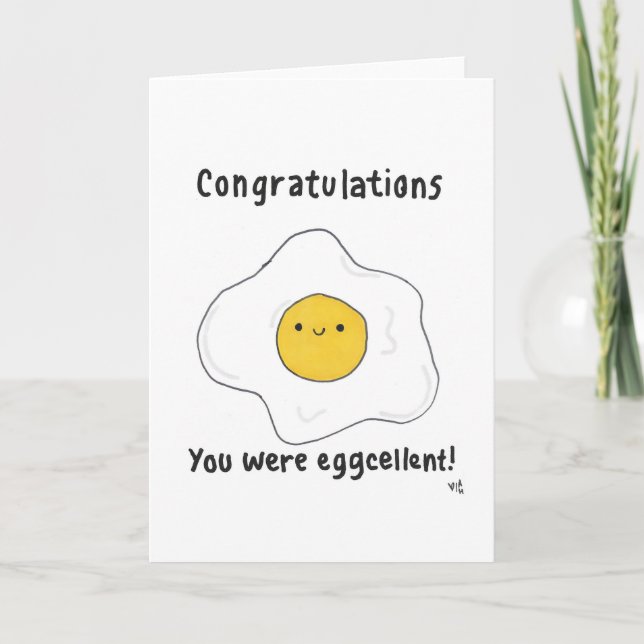 Parabéns, Você Foi Um Cartão Excelente (Frente)