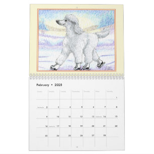 Parada de Poodle - Calendário de Imagem por Mês