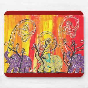 Parada feliz Mousepad do elefante