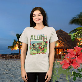 Paradise Tropical Aloha Personalizado de Dois Lado