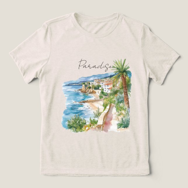 Paradise Tropical French Riviera Ocean (Design frontal)