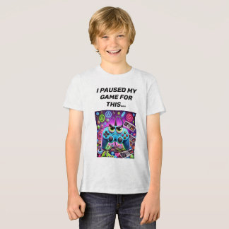 Parado Jogo Engraçado Design de Camisas de T-Shirt