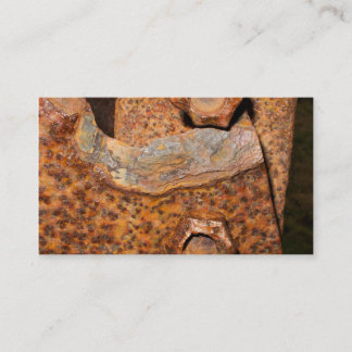 Parafusos e cartões de visitas oxidados dos