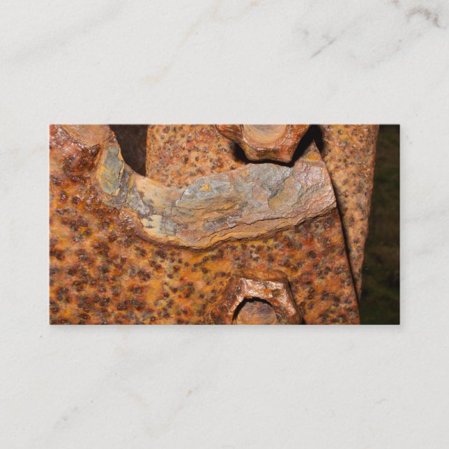 Parafusos e cartões de visitas oxidados dos (Frente)