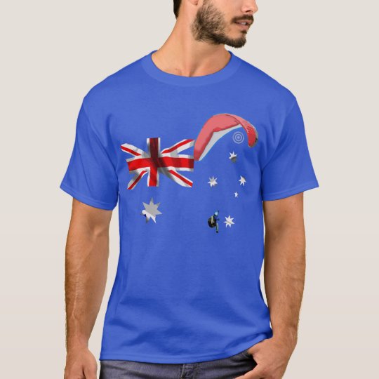 PARAGLIDING AUSTRÁLIA pontocentral Camiseta