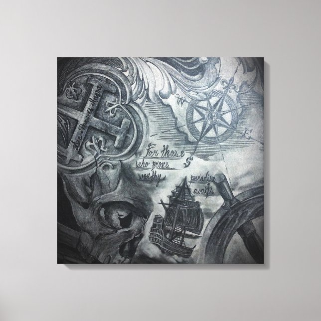 Paraíso aguarda canvas (Frente)