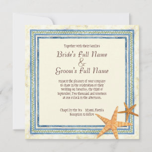 Paraíso das Ilhas Tropicais - Convite para Casamen