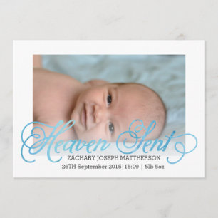 Paraíso Enviado Anúncio de Nascimento   Garoto