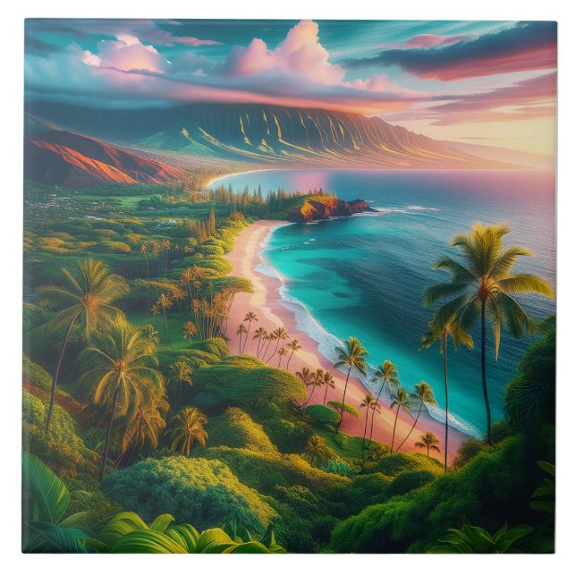 Paraíso Tropical da Ilha de Maui (Frente)