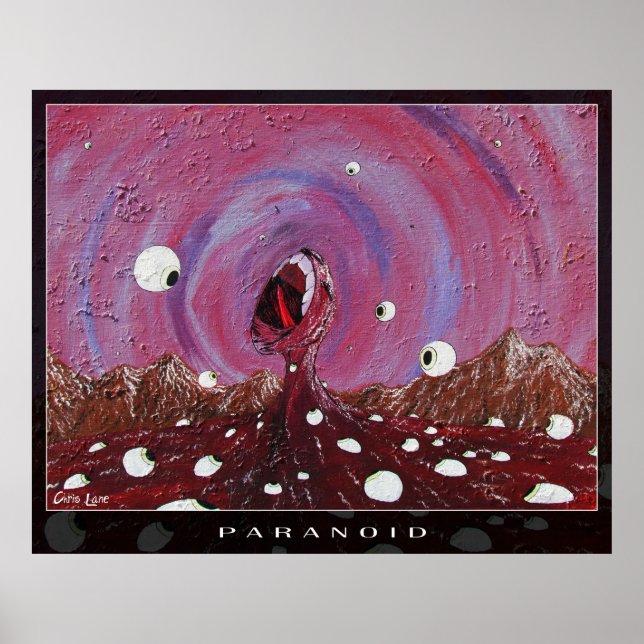 Paranoid Poster (Frente)