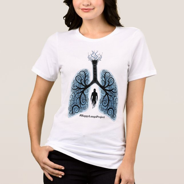 Paranormal Happy Lungs Project Fundraiser Shirt v5 (Frente)