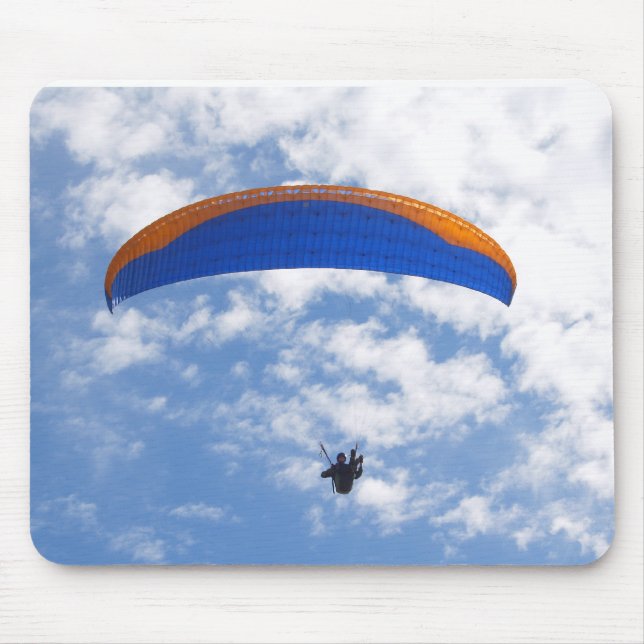 Parapente nas nuvens 2 Mousepad (Frente)