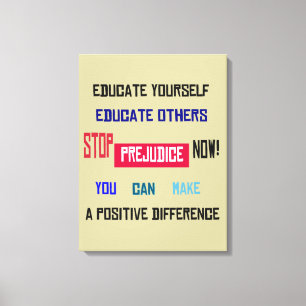 Parar Canvas de Preconceito
