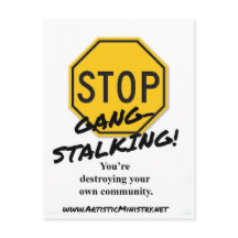 Parar CARTÃO POSTAL Gang-Stalking
