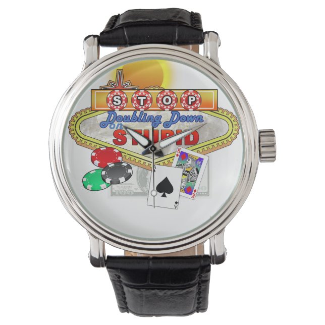 Parar de dobrar para Baixo na Relógio Estúpida (Vo (Frente)