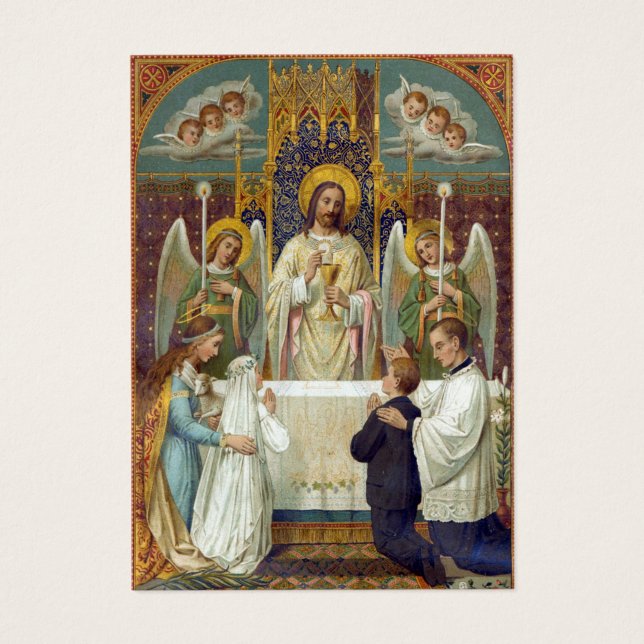 Parar em Cartões de Oração Awe (Frente)