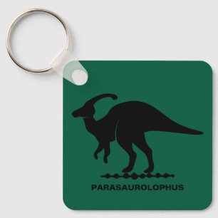Parasaurolophus Dinosaur Silhouter Chaveiro