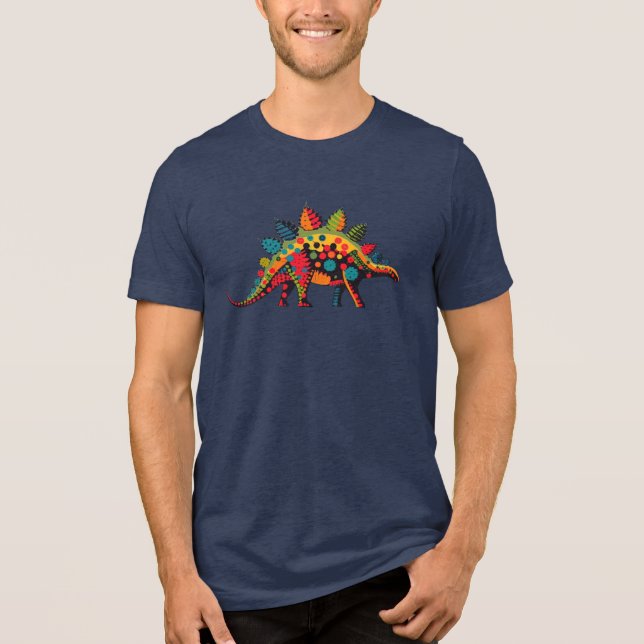 Parceiro da bolinhas: Stegosaurus Unisex T-Shirt (Frente)