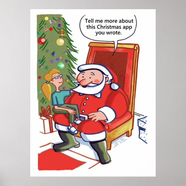 Parceiros de negócios de Natal - valor matt poster (Frente)