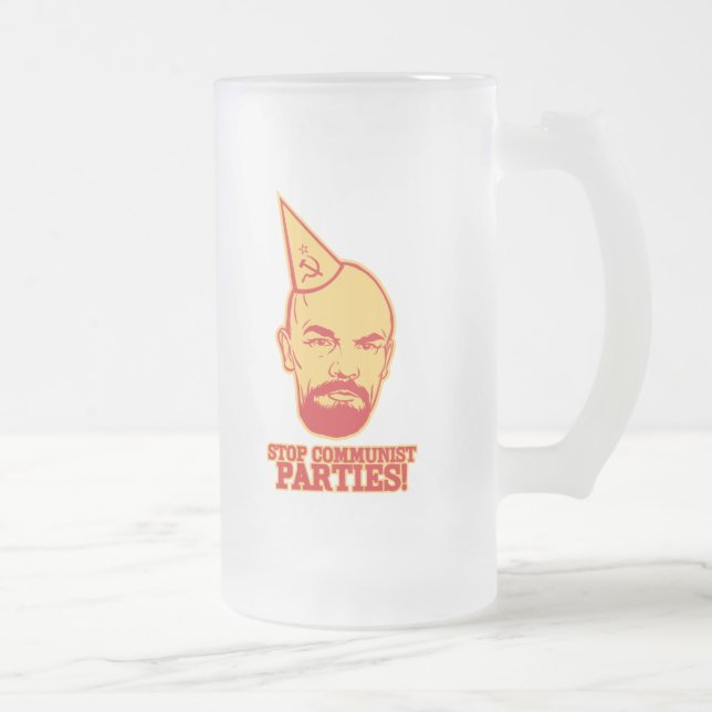Pare a caneca de cerveja dos partidos comunistas (Direita)