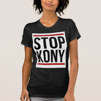 "Pare camisas de T de Kony" (camisetas) e chapéus