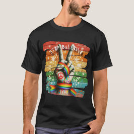 Pare com o Ódio – Camiseta Anti-Bullying com Símbo