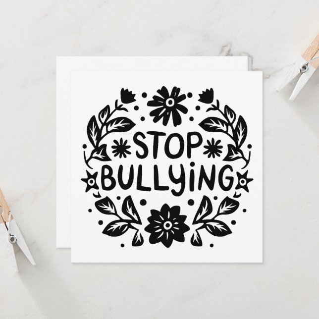 Pare de intimidar contra o bullying (Frente/Verso In Situ)