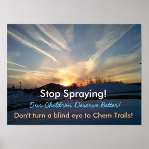 Pare de pulverizar fugas de Chem, poster