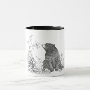 Pare e cheire a caneca das flores