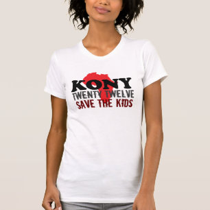 Pare Kony camisas de 2012 T