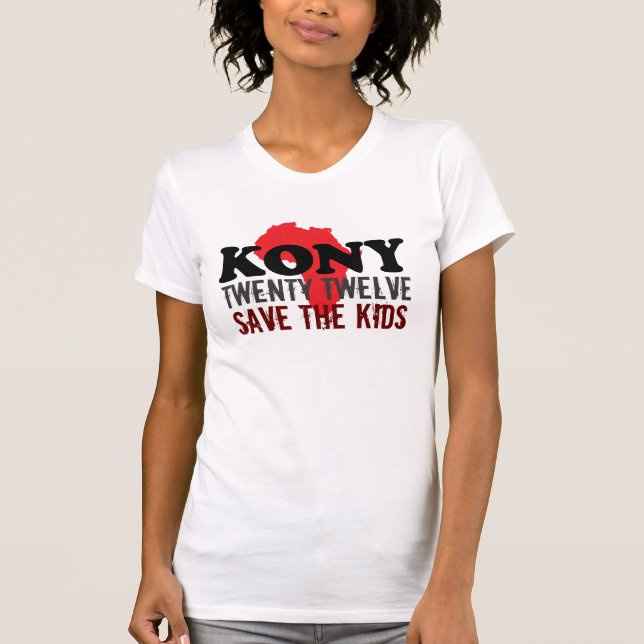Pare Kony camisas de 2012 T (Frente)