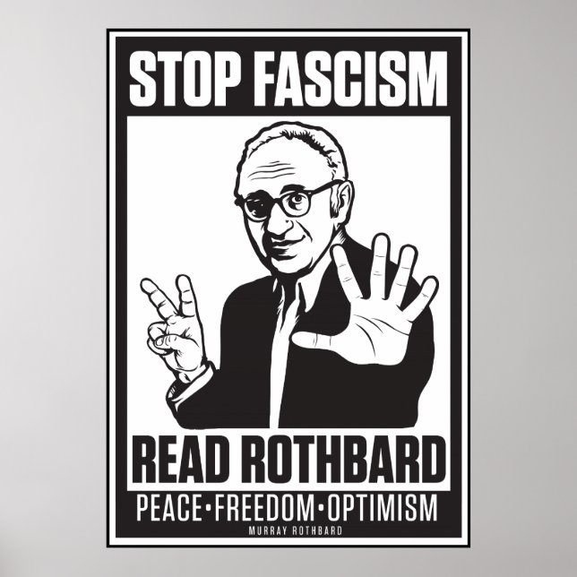 Pare o fascismo: leia Impressão de Rothbard (Frente)