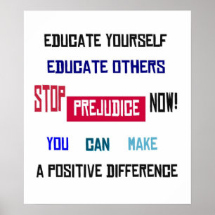 Pare o preconceito agora! Poster