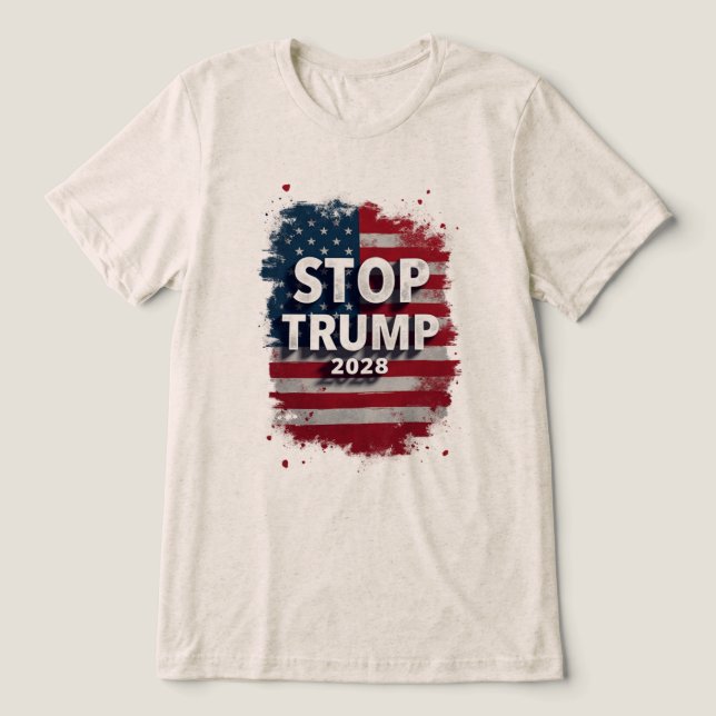 Pare Trump 2028 Save Democracy Bold (Design frontal)