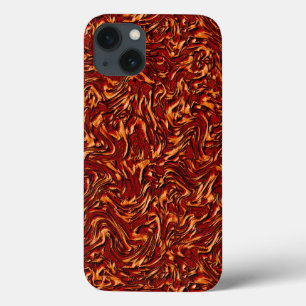 Parece coral e laranja texturizado na parede