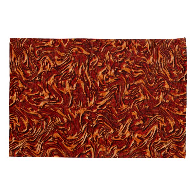 Parece coral e laranja texturizado na parede (Traseira-Esquerda)