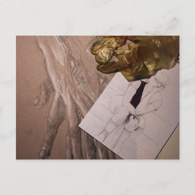 Parece estranho Desenhos algo de cartão postal dou (Frente)