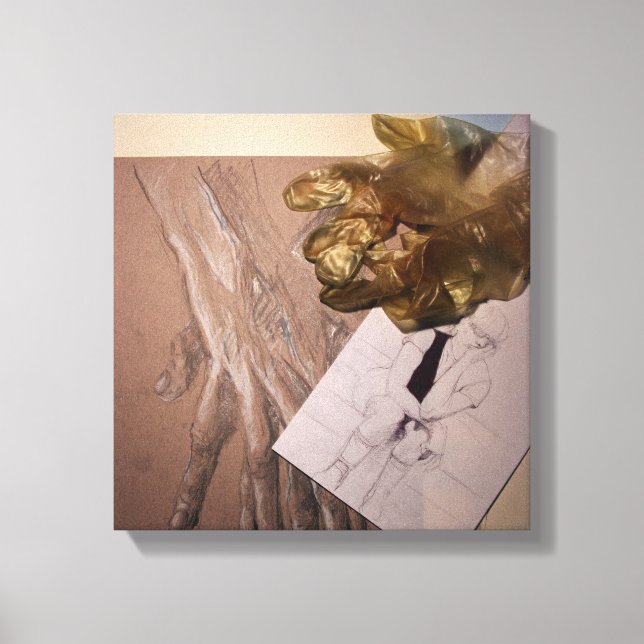 Parece estranho ou Canvas de Desenhos em Espera (Frente)