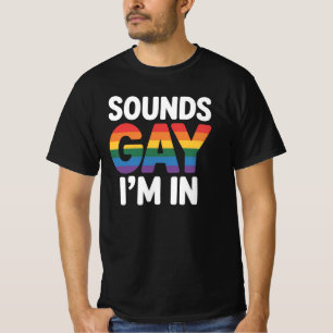 Parece Gay Estou Dentro Camisetas Orgulho Gay Home