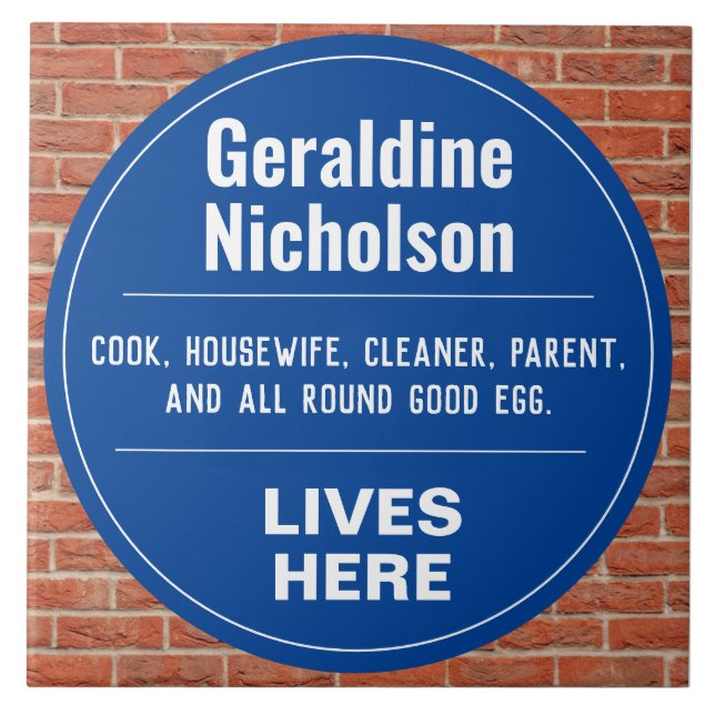 Parede Comemorativa Engraçada (Frente)