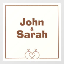 Parede de Casamento Elegante ou Adesivo