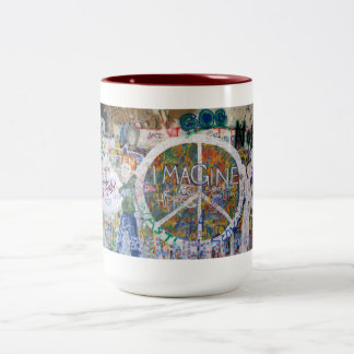 Parede de John Lennon, caneca de Praga