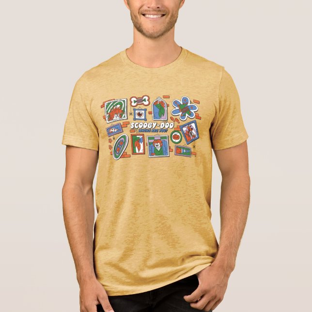 Parede de Quadros de Halloween do Scooby-Doo (Frente)