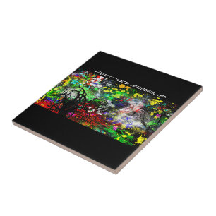 Parede de tijolo dos grafites