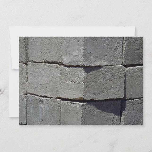 Parede do bloco de cimento (Frente)