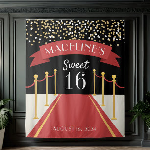 Parede Tema Personalizado de Tapete Vermelho para Festa S