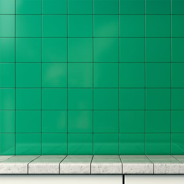 Parede Verde Floresta Vintage | Quadrado Mínimo (Green Color Wall Tiles)