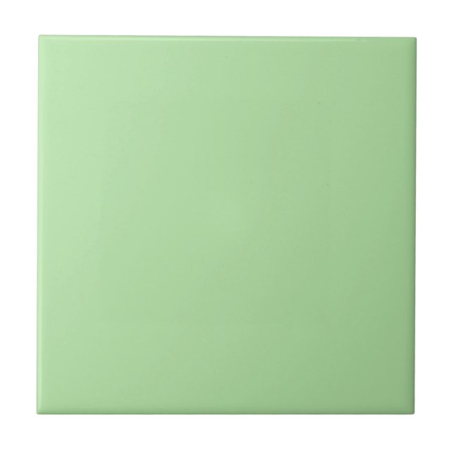 Parede Verde Sage Claro | Quadrado Elegante (Frente)