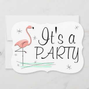 Parêntese de convite do Flamingo