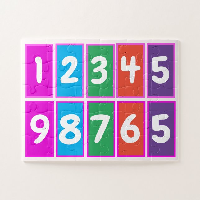 Pares de Matemática Precoce de Dez Quebra-cabeça (Horizontal)